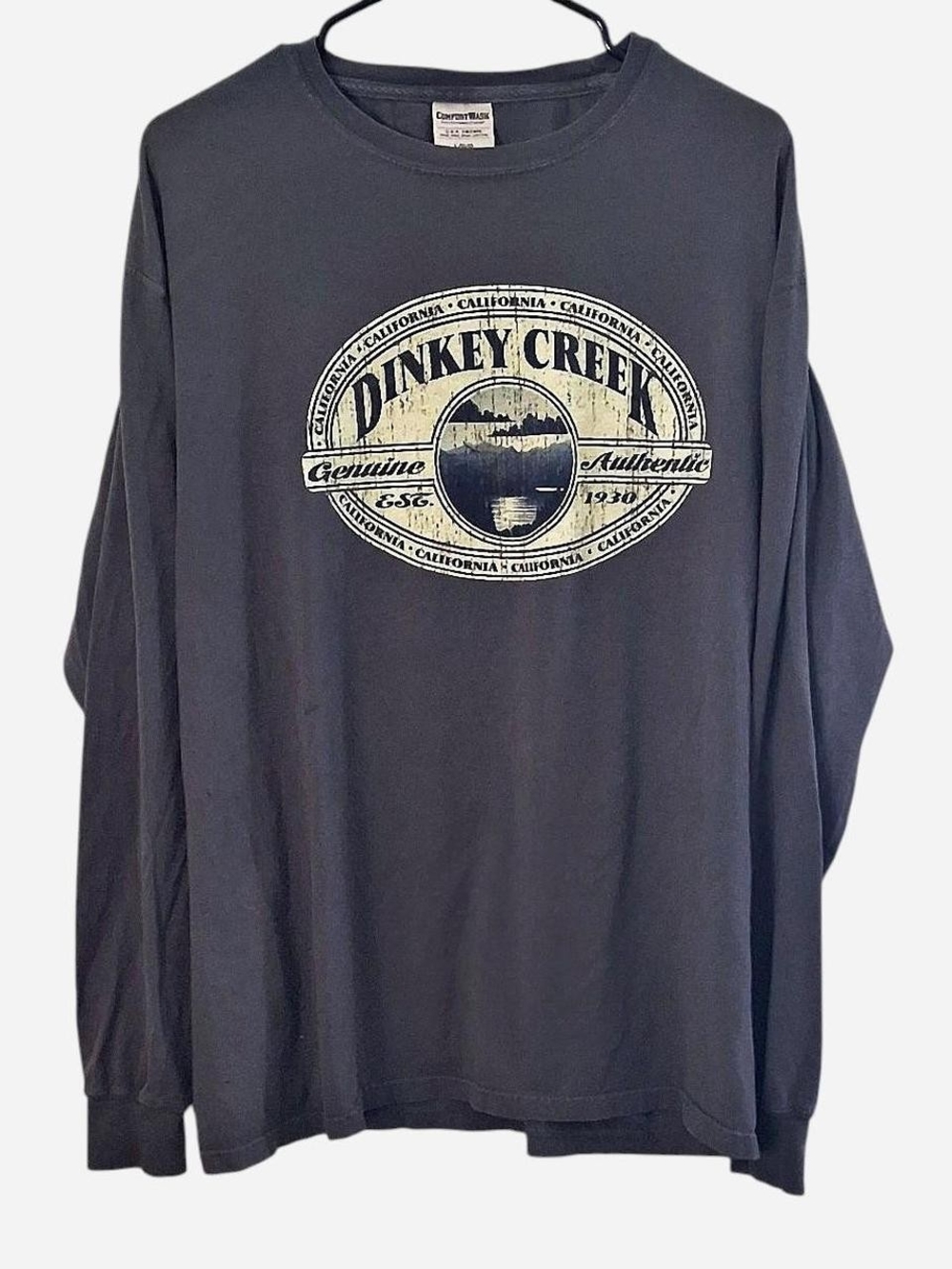 Dinkey Creek Graphic Crewneck Sweater - Charcoal